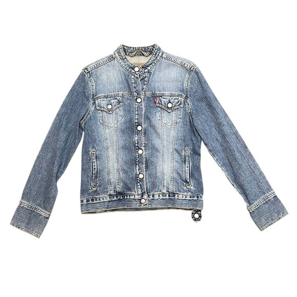 Women’s Levi’s jacket denim chest 19 sleeve 25 length 24 y2k - Picture 1 of 5